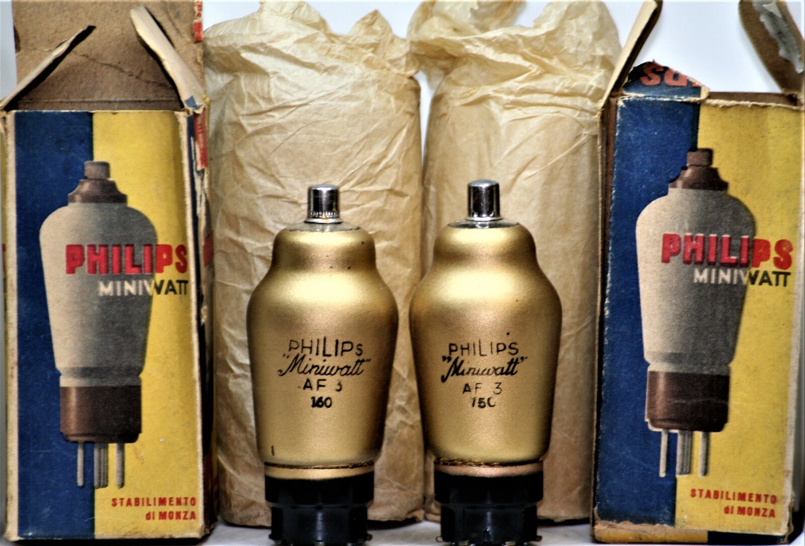 WE33 AF3 VALVOLA NOS PHILIPS ITALIA MONZA TUBE VALVE LAMPE röhre RADIO A VALVOLE