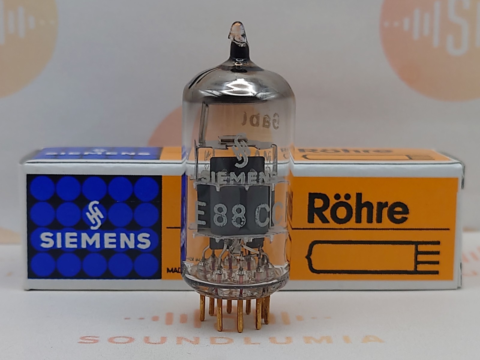 1x Siemens E88CC 6922 Gray Shields – Munich 1966 – NOS+