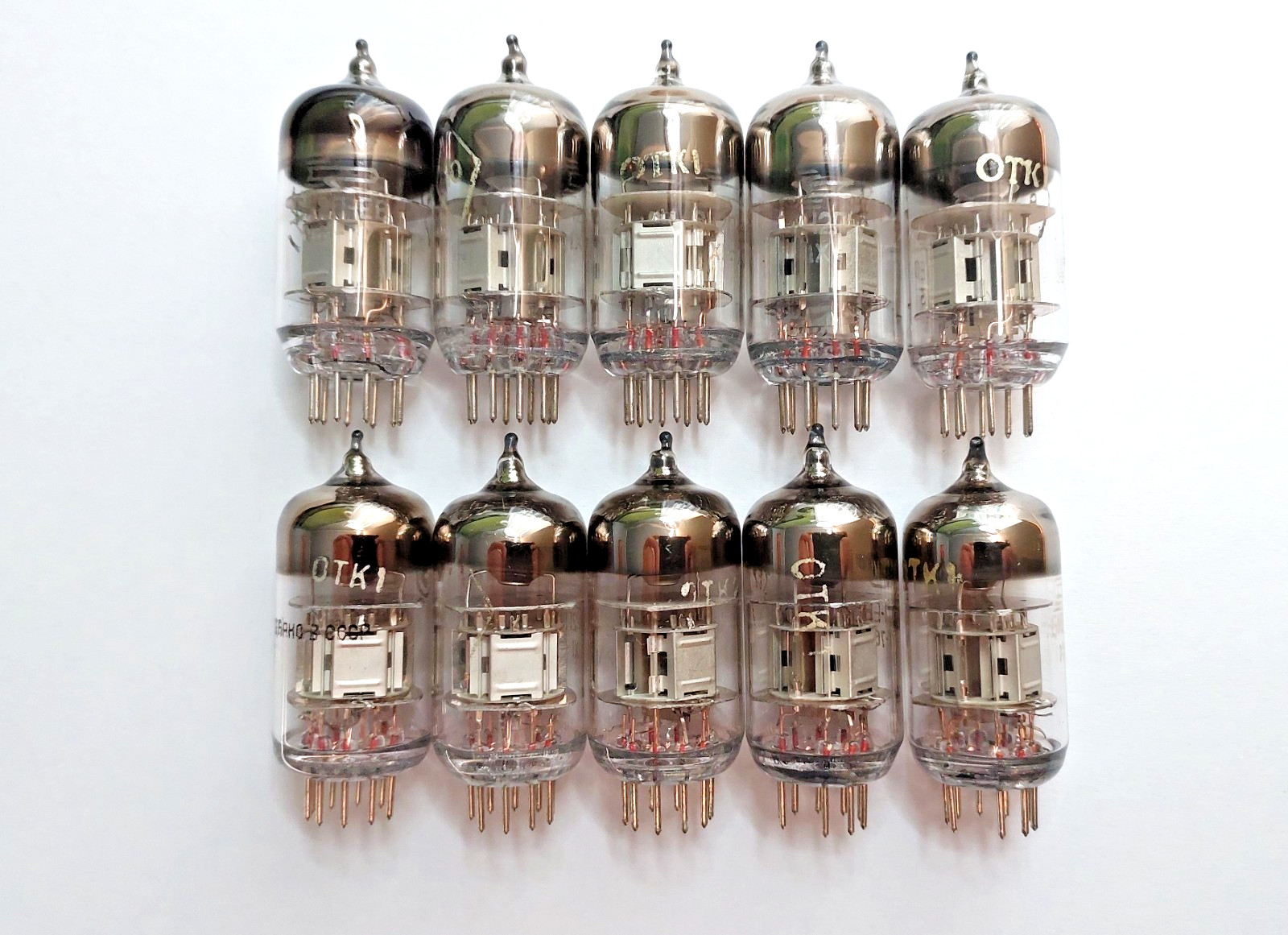 10x 6N2P-EV 6N2 6H2n-EB 6Н2П-ЕВ NEW Voskhod (rocket logo) 1970s Tubes NEW NOS