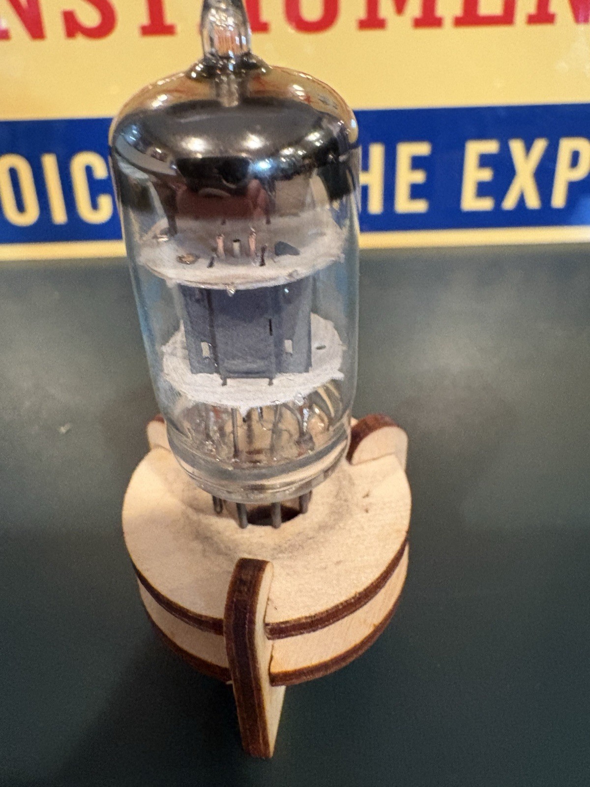 1988 Phillips ECG 12AT7 WC ECC81 Grey Plate Halo Get Tube TV7&Maxi Test NOS NIB