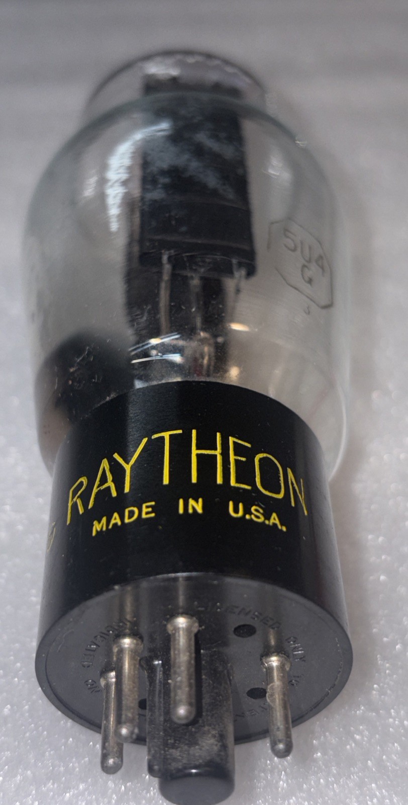 Raytheon 5U4G Full Wave Rectifier Tube Tested Strong