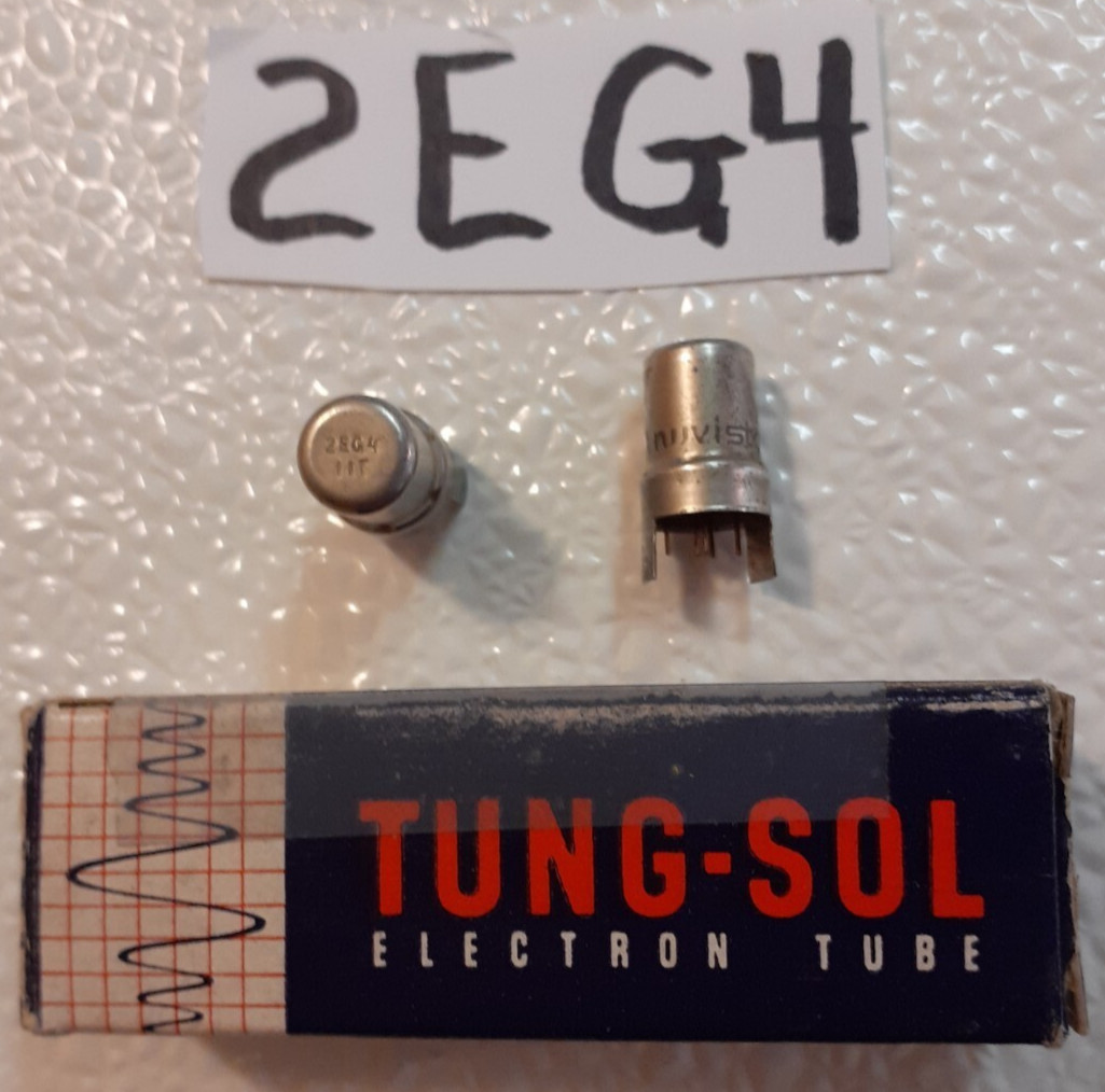 2EG4 Vacuum Tubes Lot of 2 Tested sku#7