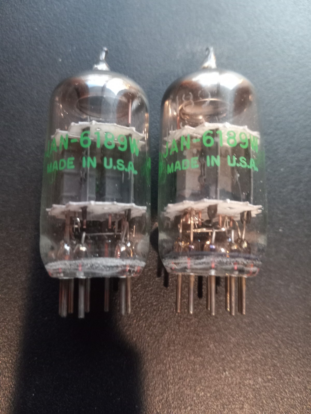 NOS NIB SYLVANIA JAN 6189W / 12AU7 Preamp Tubes, Closely Matched, #2
