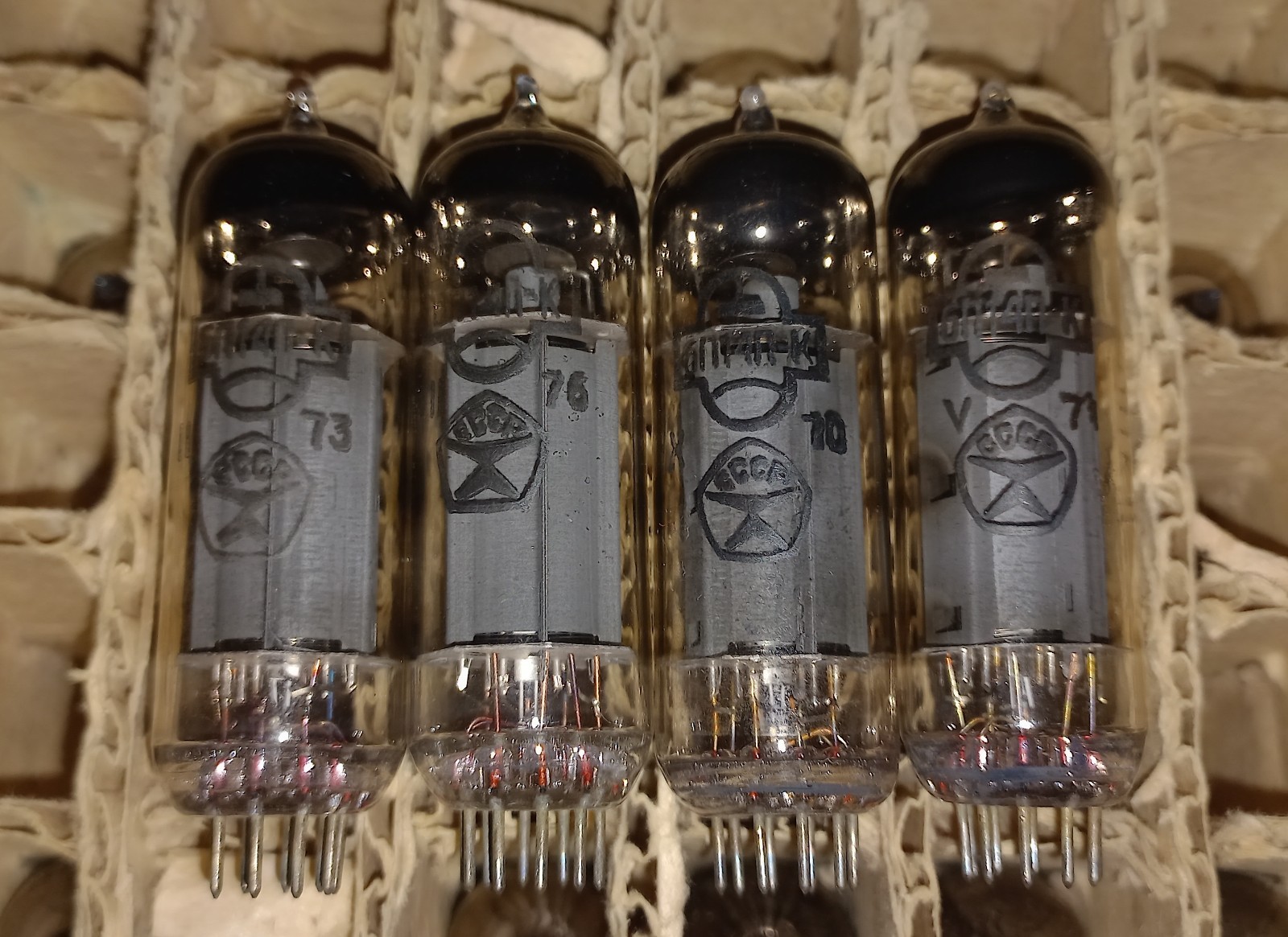 6P14P-K EL84 6BQ5 Tubes 4 pcs
