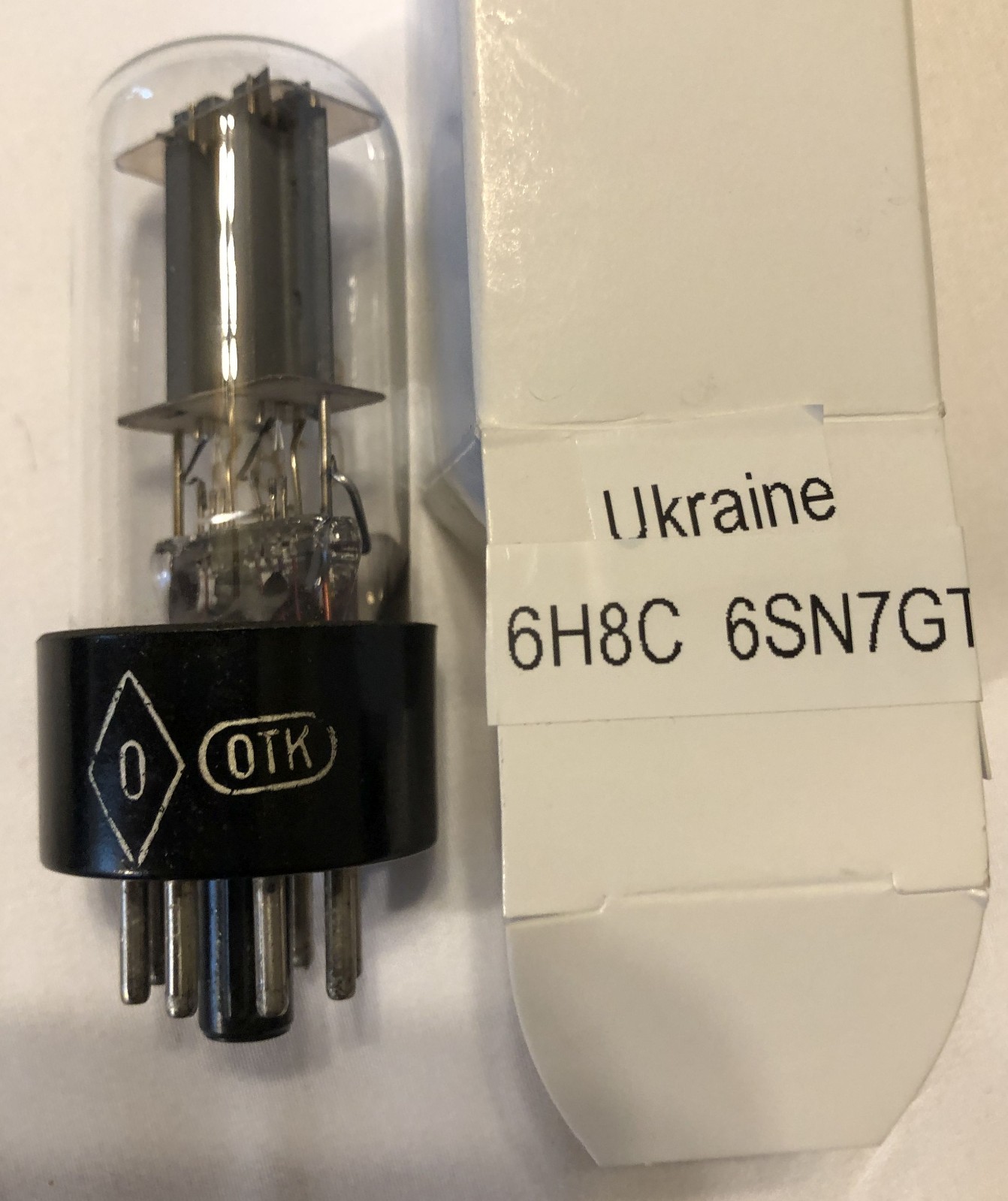 1ea 6SN7GT/6H8C Made in Ukraine. Double Triode Audio Frequency .