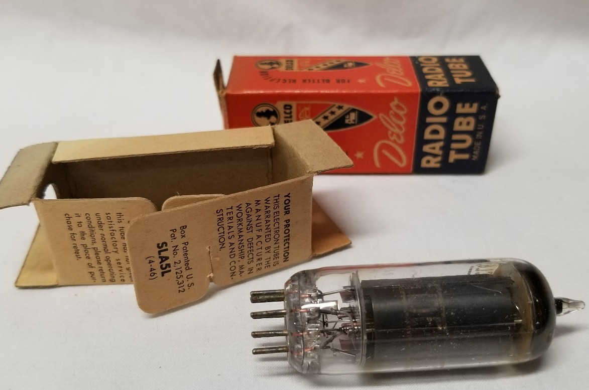 6CL6 Delco Electronic Vacuum Radio Tube ~ Tested with Original Box