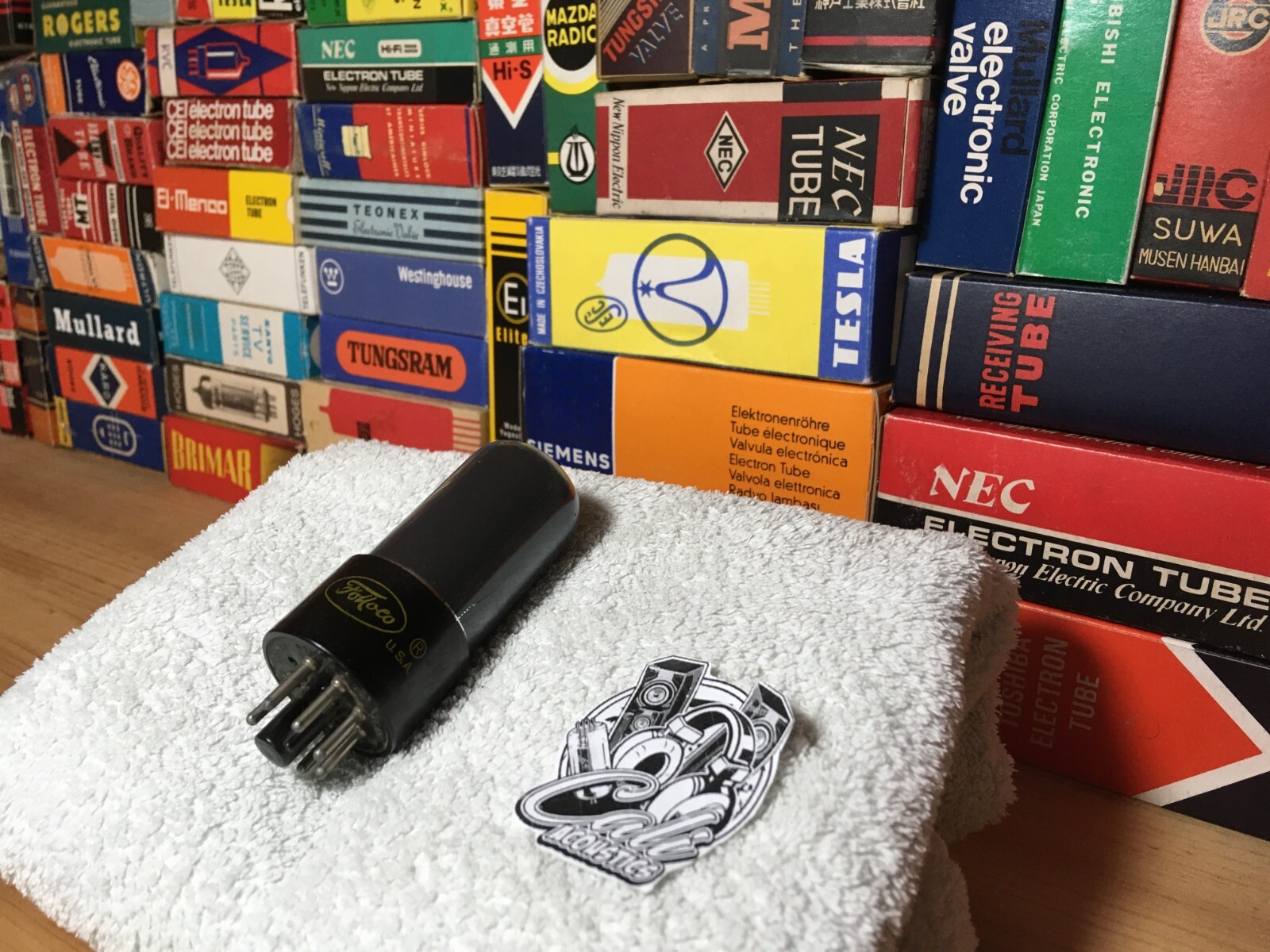 NOS Ford Motor Company 6V6GT Smoke Glass Power Tube ~ Vintage Warm Tone FoMoCo
