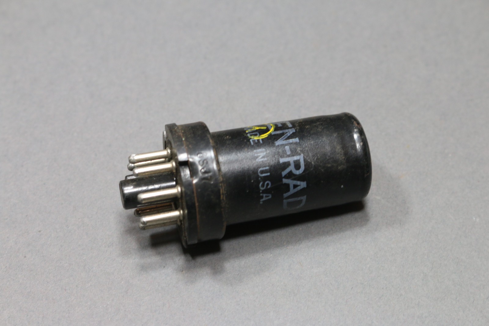 Vintage Ken-Rad 6SJ7 Tube 5693 Metal Pentode Audio Preamp Microphone Tested USA