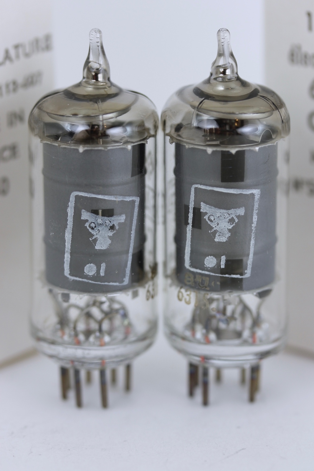 NOS 6AU6 EF94 LOW-NOISE CIFTE FRANCE MATCHED PAIR McINTOSH MR Sony C37A Altec 21