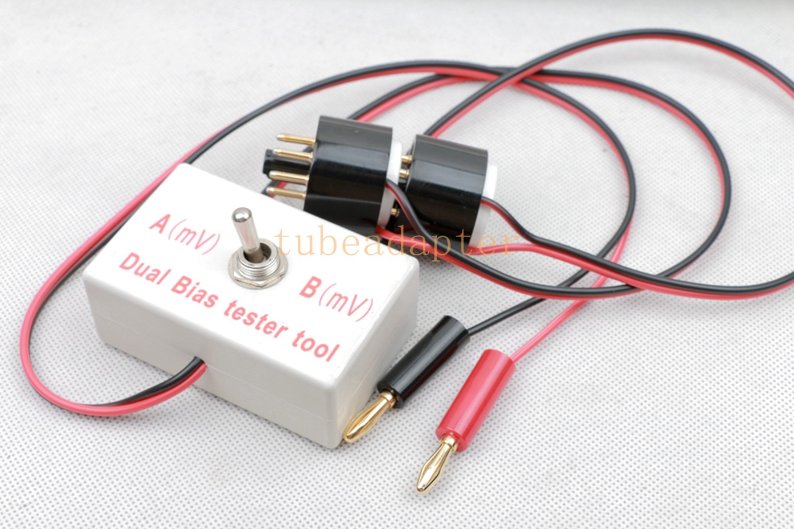 Dual Tube amp bias tester for el34 6v6 6l6 kt88 6550 kt120 7024″mV”test mode