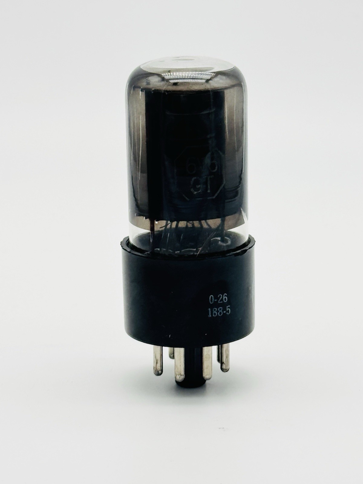 NEW Vintage NOS General Electric GE 6V6GT Vacuum Electron Tube Black Plate J7