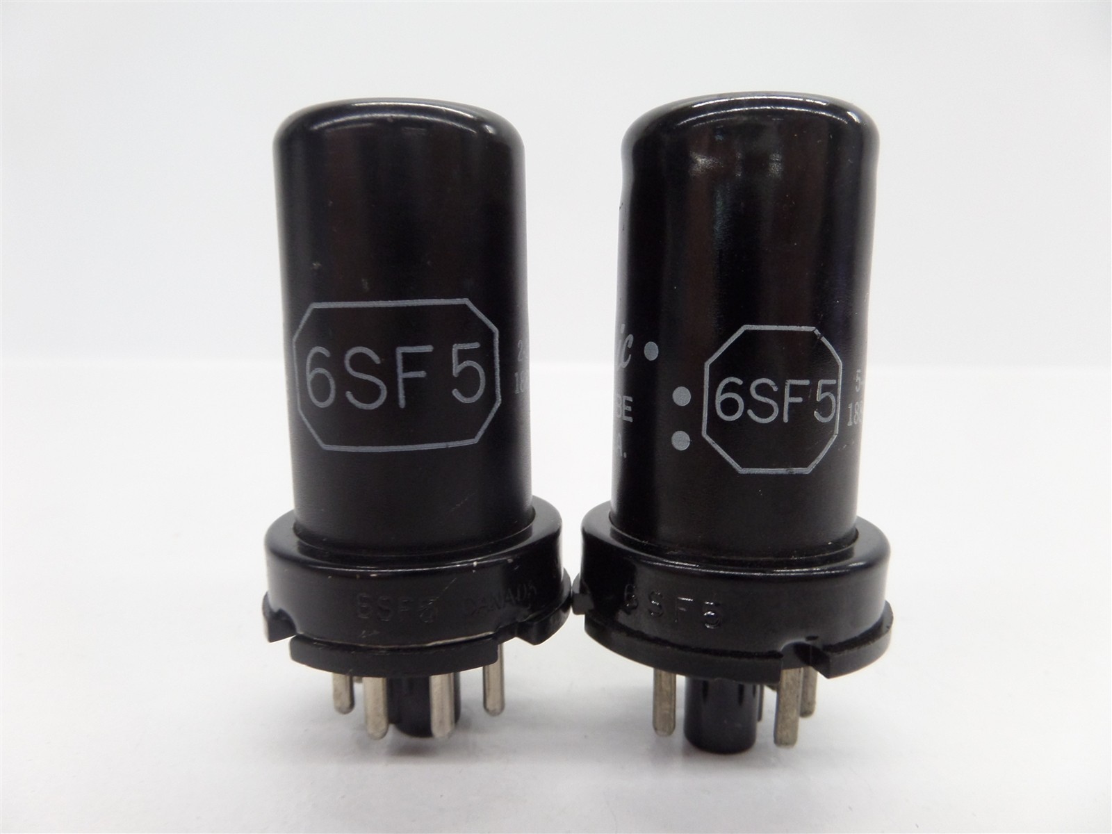 Lot Of 2 General Electric 6SF5 Electron Tubes