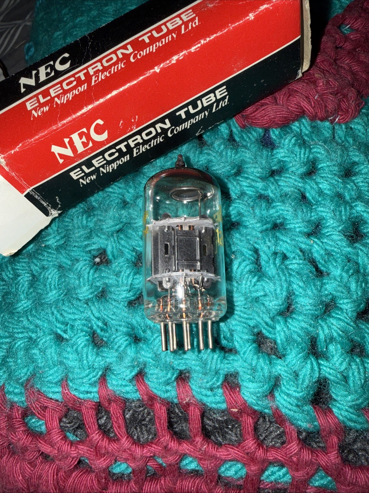 1x Vintage NOS NEC Nippon (WE Japan) 12R-LL3 12RLL3 /Rare 1960s /12AV7 /ECC802