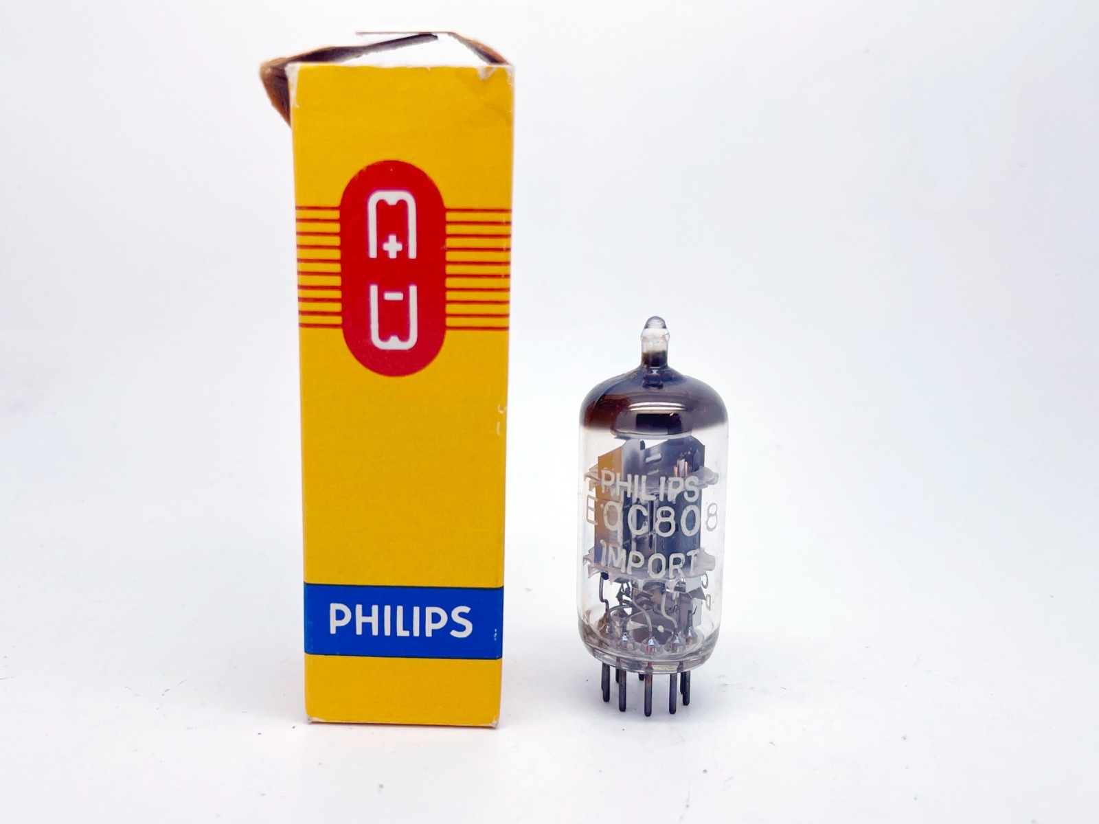 NOS Philips ECC808 6KX8 ECC83 Test V Strong Balanced Hamburg Triode Vacuum Tube