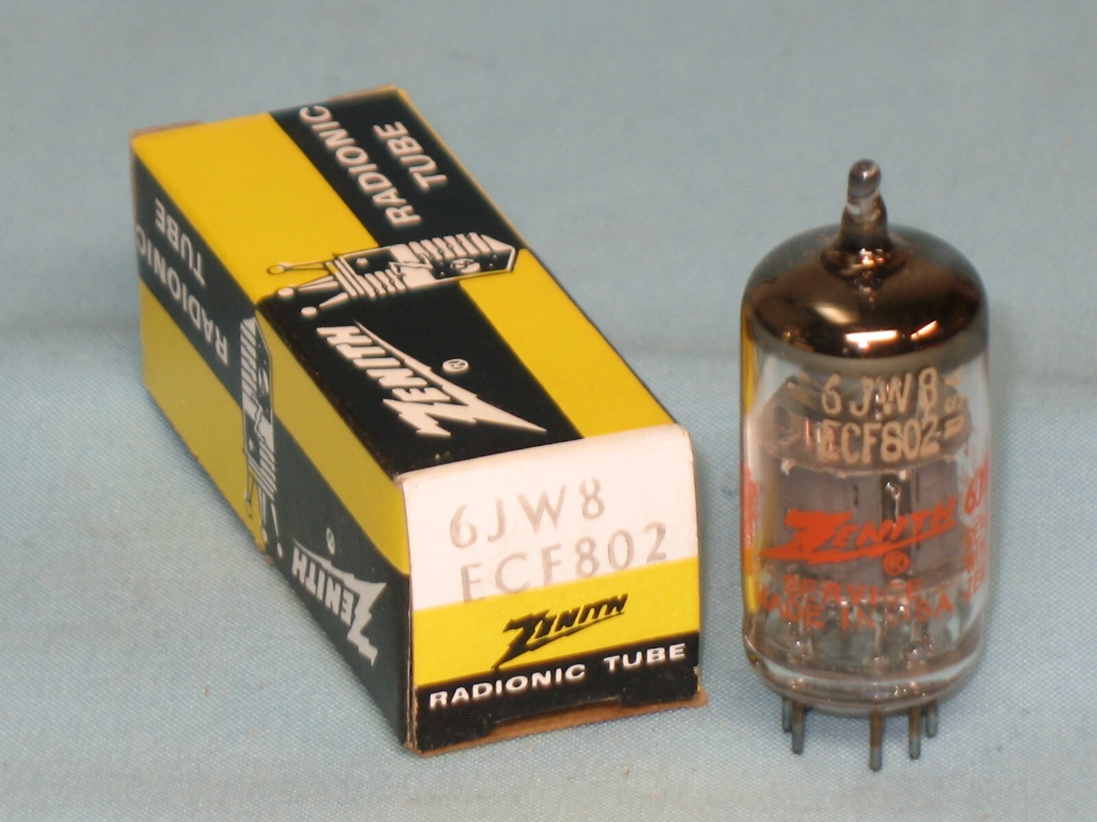 VACUUM TUBE ~ 6JW8 / ECF802 ~ ZENITH ~ NOS ~ 6JW8 / ECF802