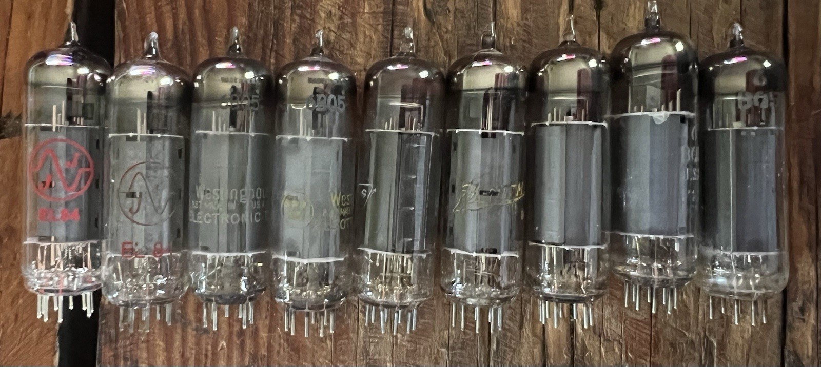 Vintage EL84 / 6BQ5 Tubes – Lot of 9 used good tested