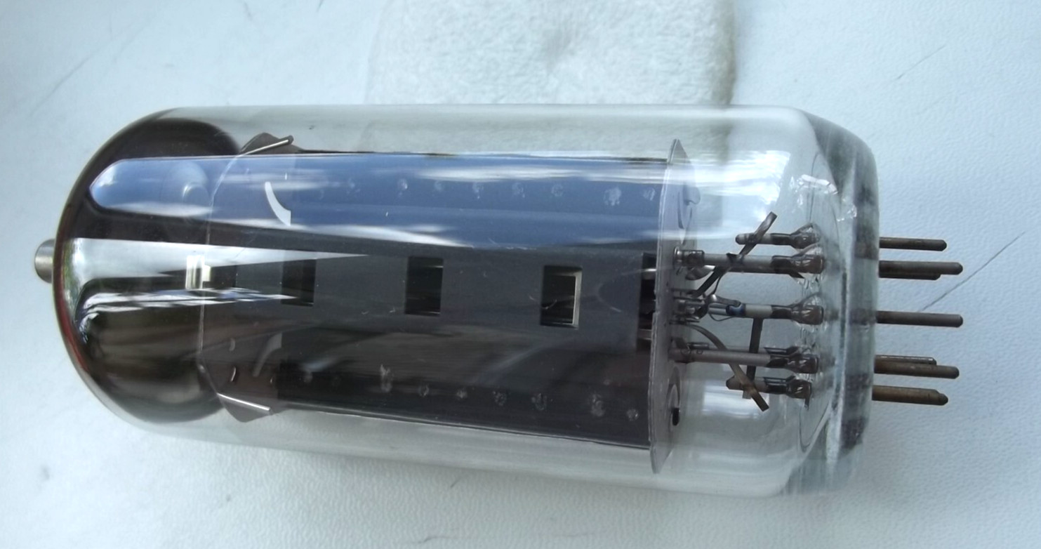 Output beam tetrode 6P45S ~ EL509 / 6KG6. SVETLANA 1987. OTK. NOS. PCS 1.