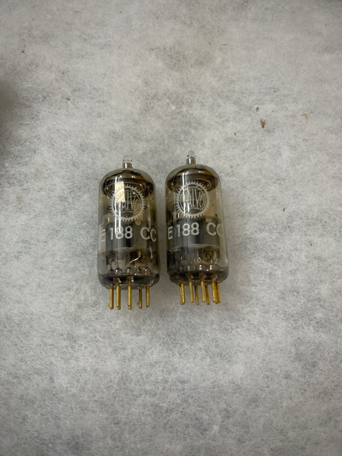 Valvo E188CC Cca E88CC ECC88 6DJ8 6922 7308 O getter Gold pins Matched Pair #1