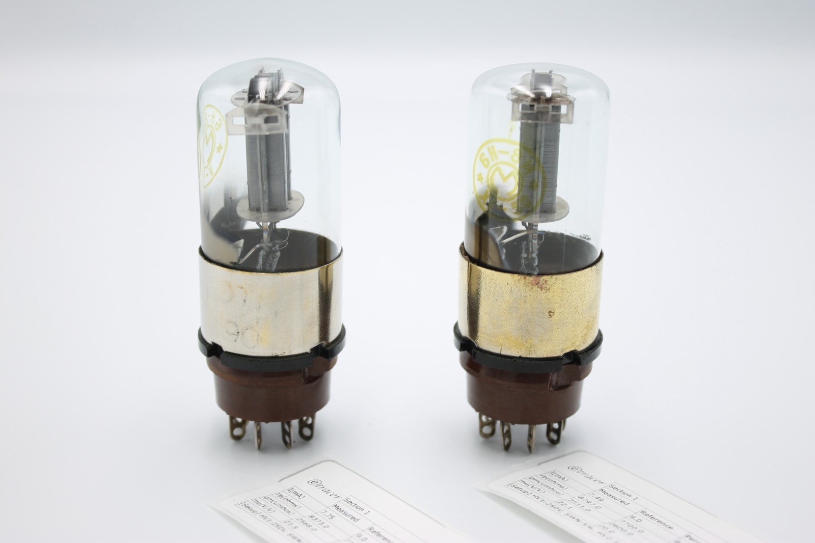 RARE Matched Pair 6N8M/6N8S/6SN7/1578/ECC32.MELZ.Etracer Tested.XI,V-1950′.