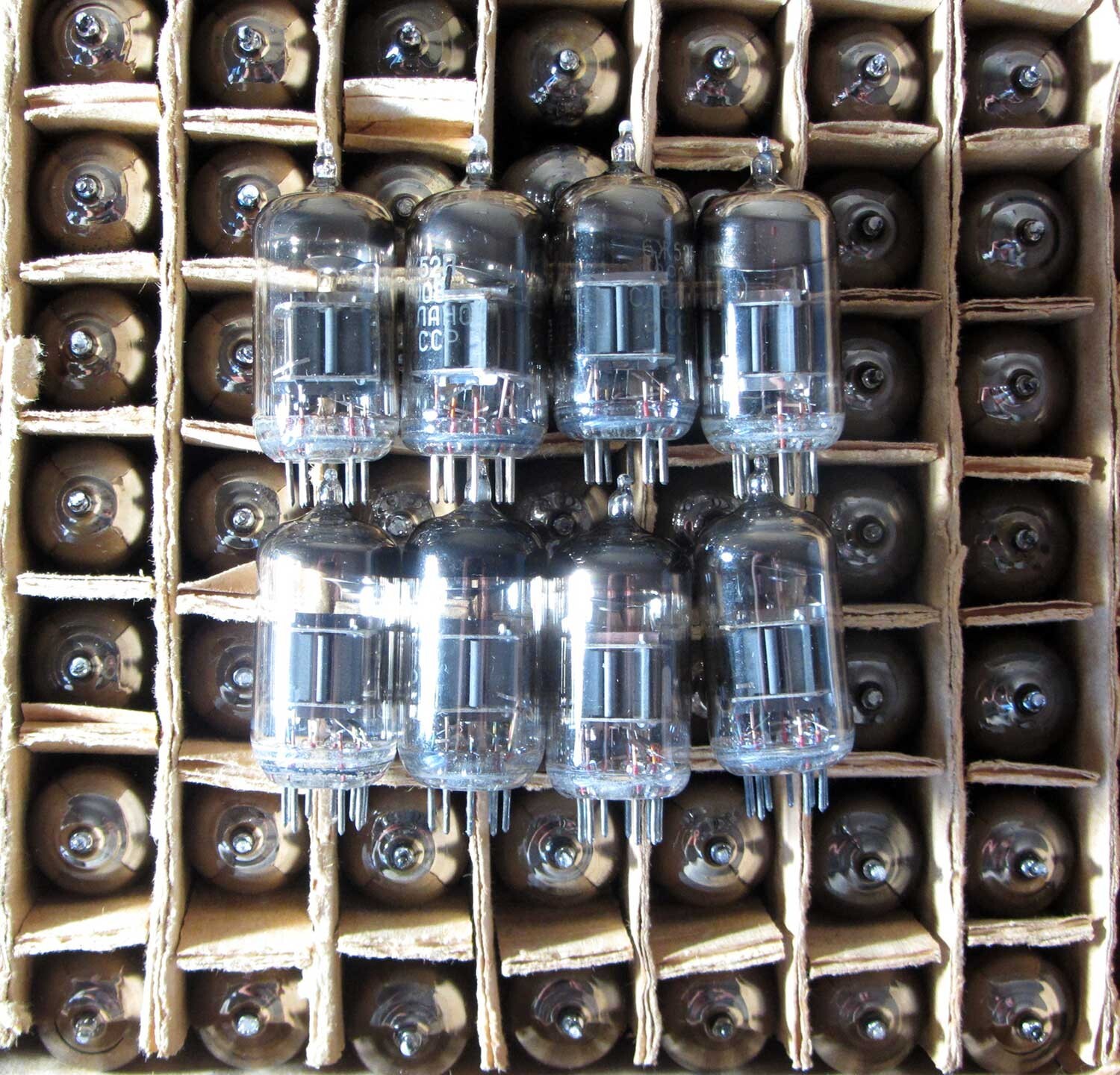 15 pcs. in LOT 6J52P 6Z52P ~ ( D3a / E810F / 7788 ) USSR vintage TUBES USSR