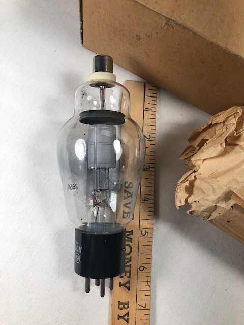 RCA RADIOTRON 866A Vacuum TUBE – In Original Box with padding!