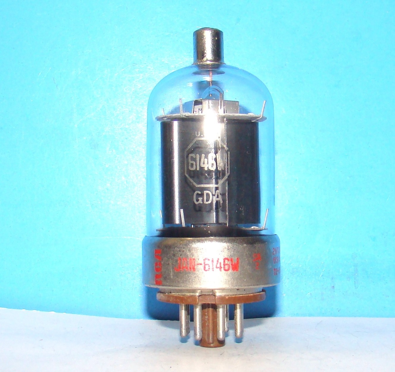 6146W RCA JAN radio audio amplifier ham electron vacuum tube valve 8298A 6146B
