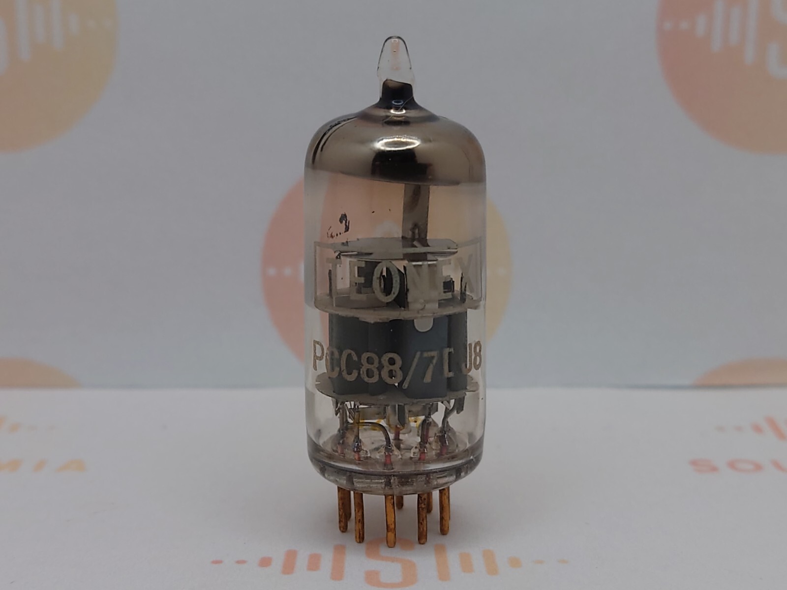 1x Philips PCC88 7DJ8 O-getter – Teonex Label – Heerlen, Netherlands 1962