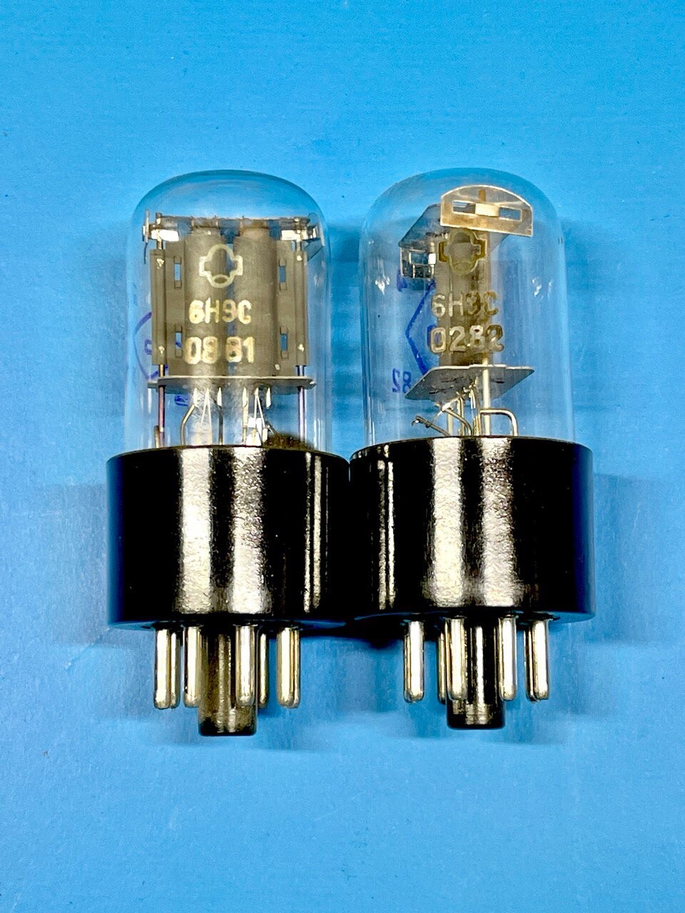 2 PCS 6N9S (6SL7, 1579) DOUBLE TRIODE / NEW / TESTED / OTK MILITARY / USA STOCK