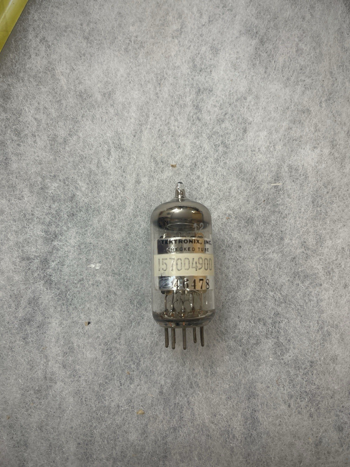 Amperex Textronix 12AU7 ECC82 Short Plate O Getter, NOS Tested Balanced