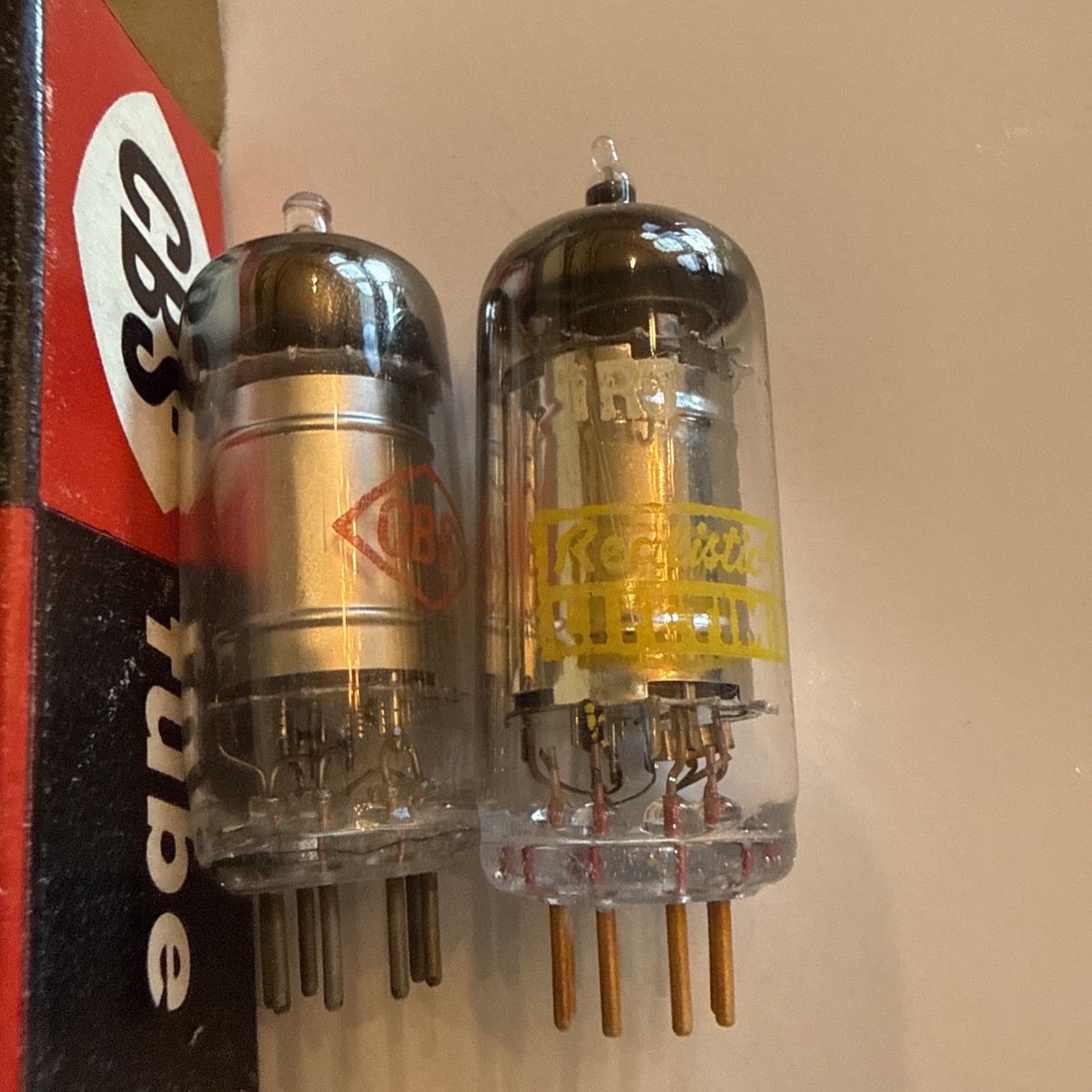 Lot Of 4: Sylvania CBS Emerson & Realistic 1R5 vacuum tubes NOS T28