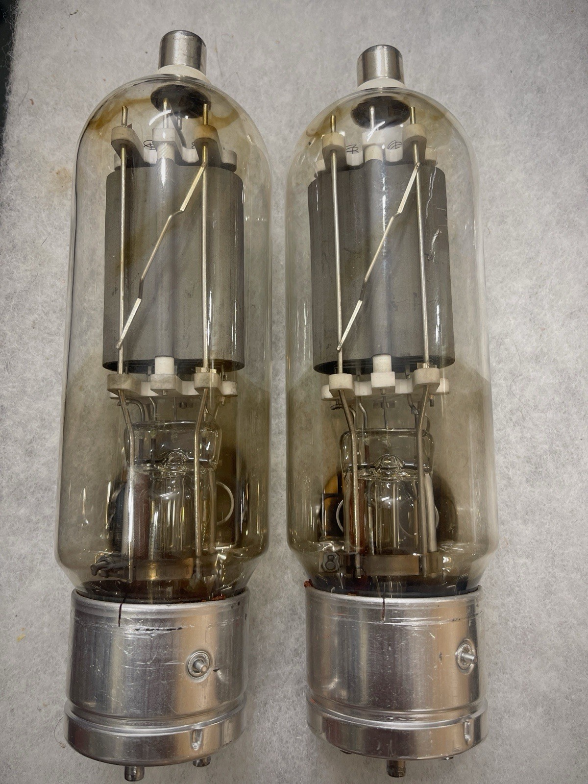 Amperex 805 VT-143 838 Double O Getter NOS Tested Strong Matched Pair