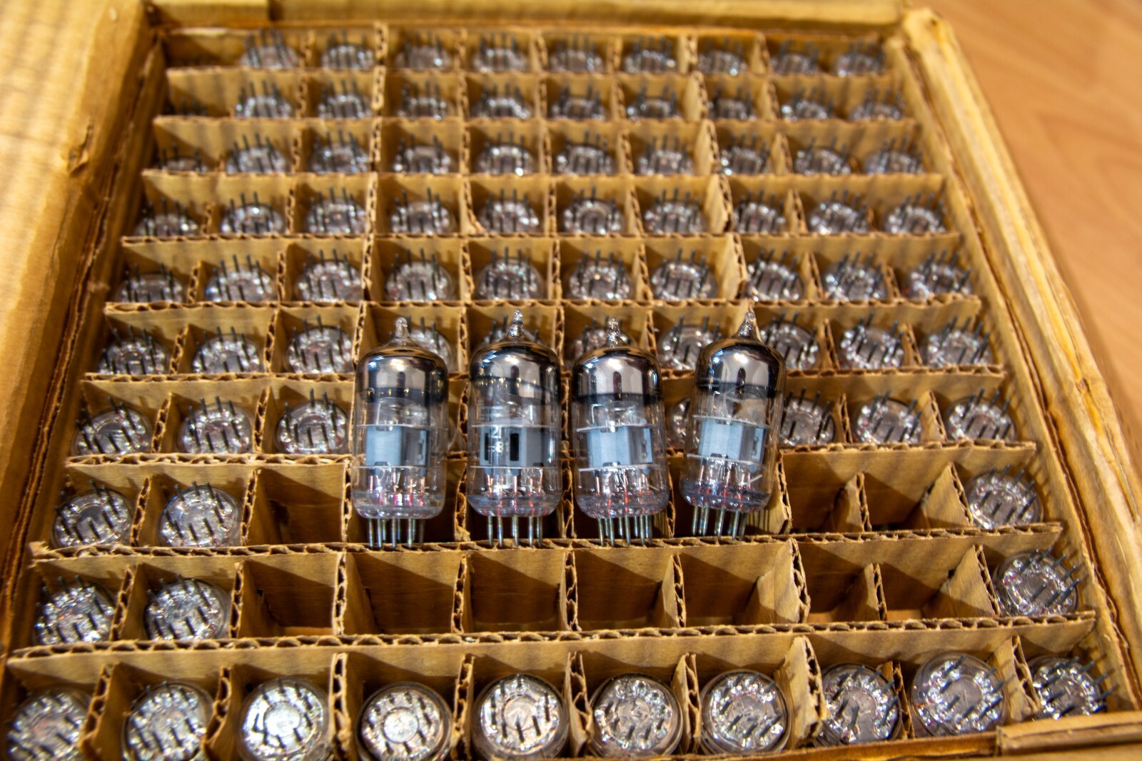 10pcs 6N2P ~ 12AX7, ECC83 Double Triode Tube Rocket VOSKHOD 1960-80’s. NEW.