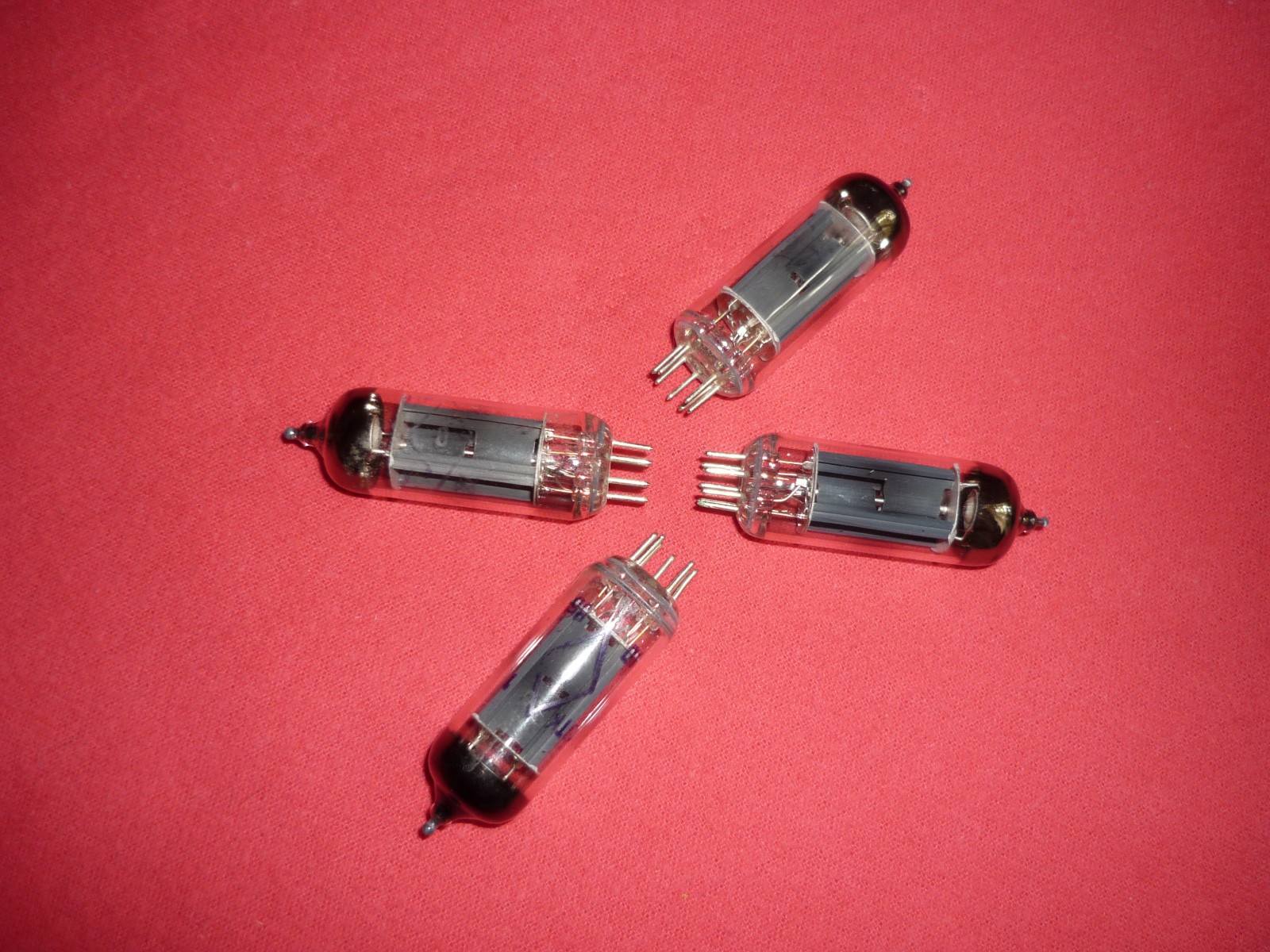 4pcs. 6C4P-EV / 6Ц4П-ЕВ ~ 6Z4 China Full-Wave Vacuum Rectifier MILITARY