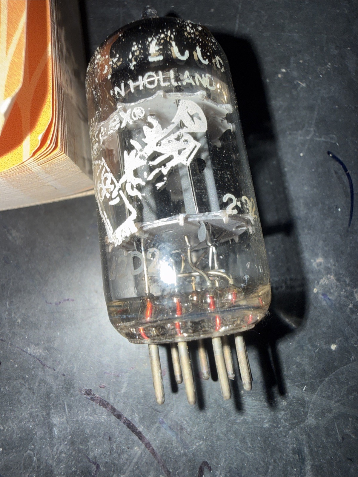 Amperex 12AX7 ECC83 Bugle Boy Tube From Working Ham Radio