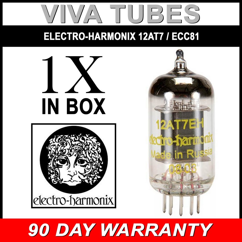 Brand New Gain Tested Electro-Harmonix 12AT7 ECC81 Vacuum Tube