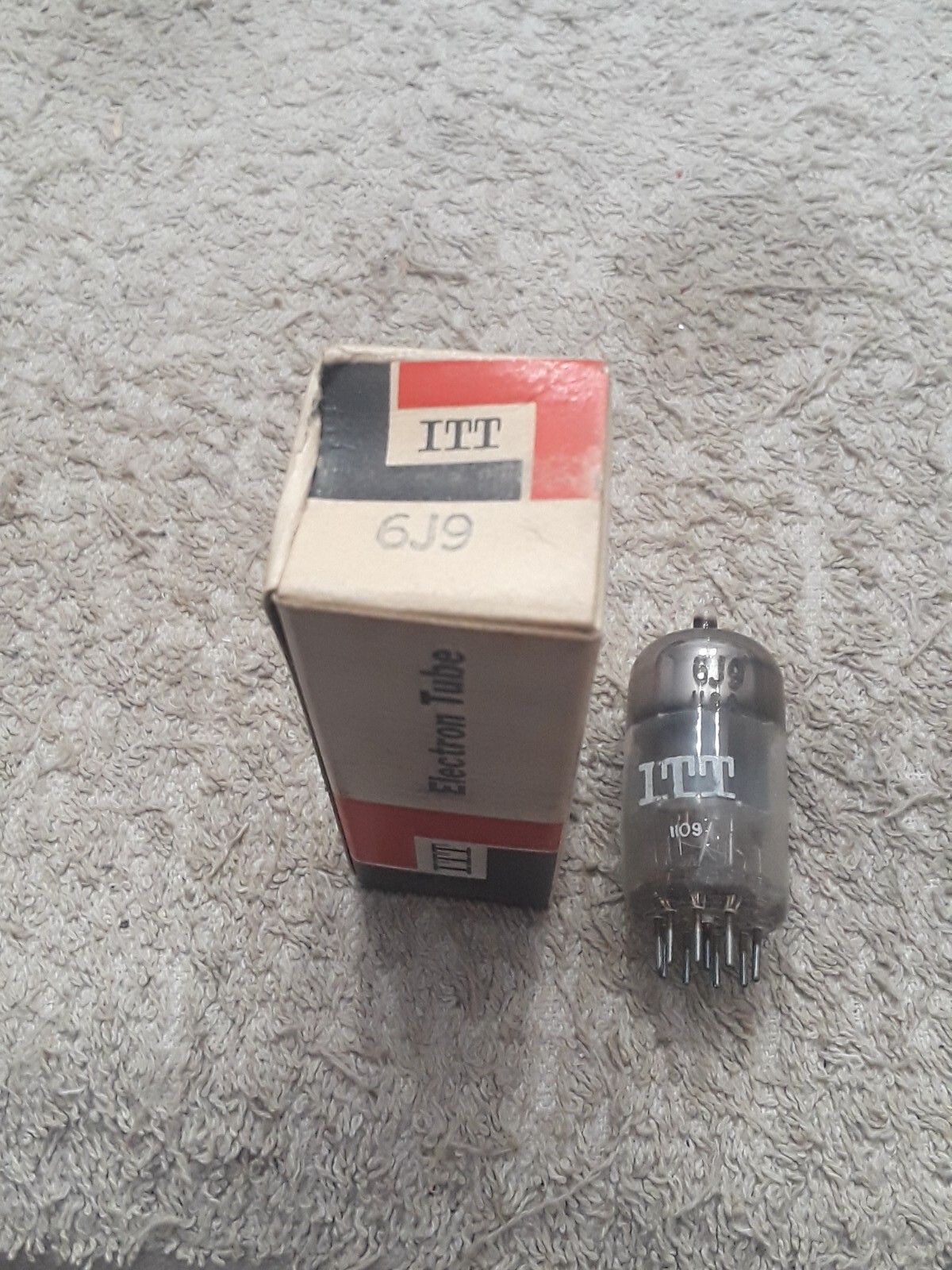 NOS ITT 6J9 Vacuum tube