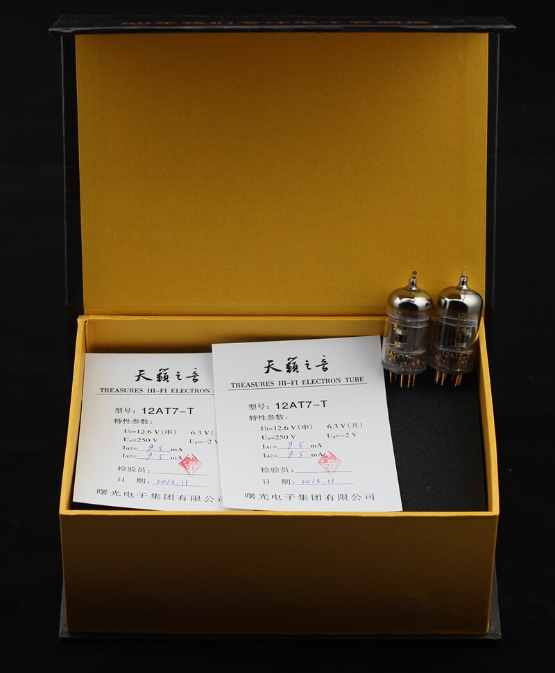 Matched Pair Shuguang Natural Sound 12AT7-T Vacuum Tubes High-end ECC81 12AT7