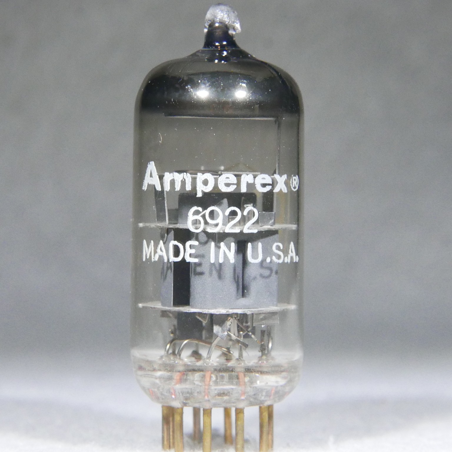 NOS/NIB Amperex PQ 6922/E88CC O-Getter Gold Pin Made in USA 1964