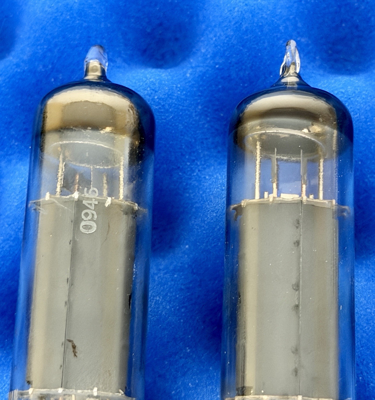 TWO Mullard EL84 Tubes /Amplitrex Tested/ rX1 Blackburn 1959 In Box / 6BQ5