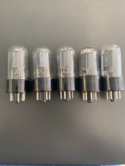 6N7S / 6N7GT audiophile double triode tube. NOS. Lot of 5.