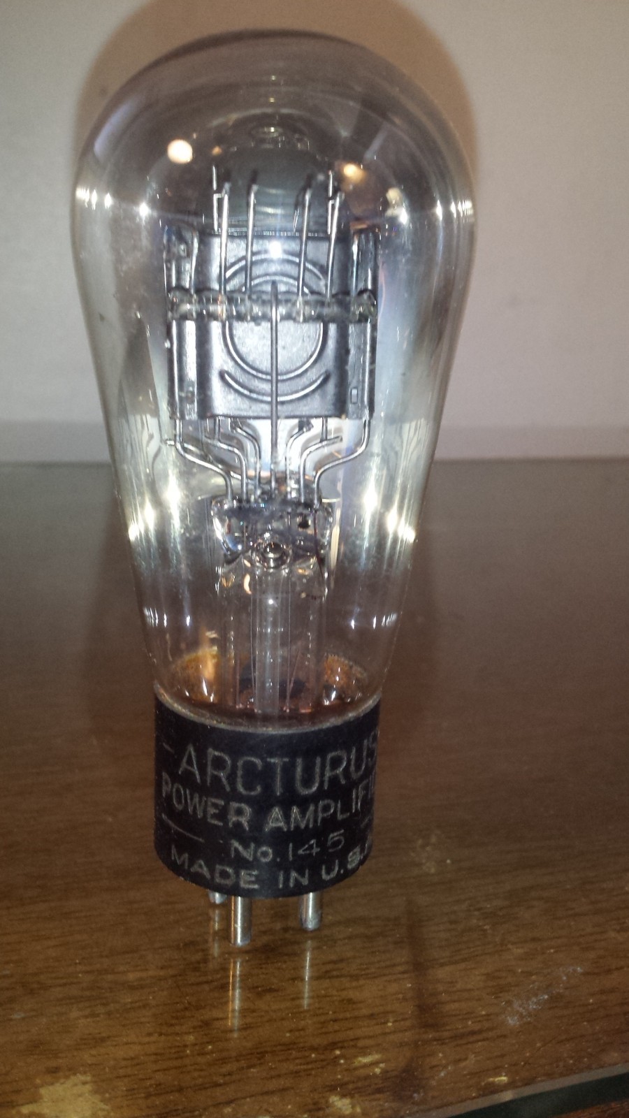 ⭐️ARCTURUS⭐️ RARE 145 (45 245 345) POWER AMP GLOBE TUBE TV-7 Test STRONG!