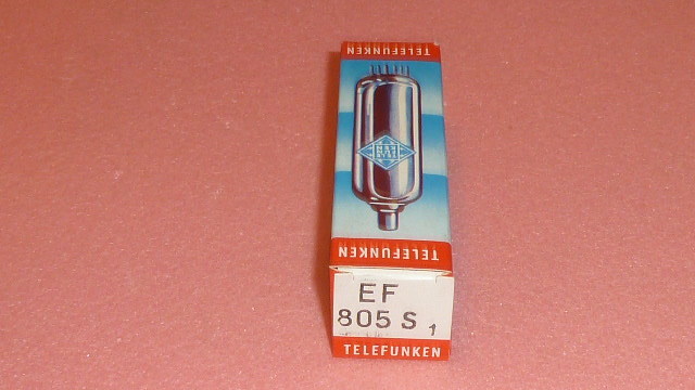 NEW 1PC TELEFUNKEN EF805S Vintage vacuum Electron Tube Radio NOS amplifier 9-PIN