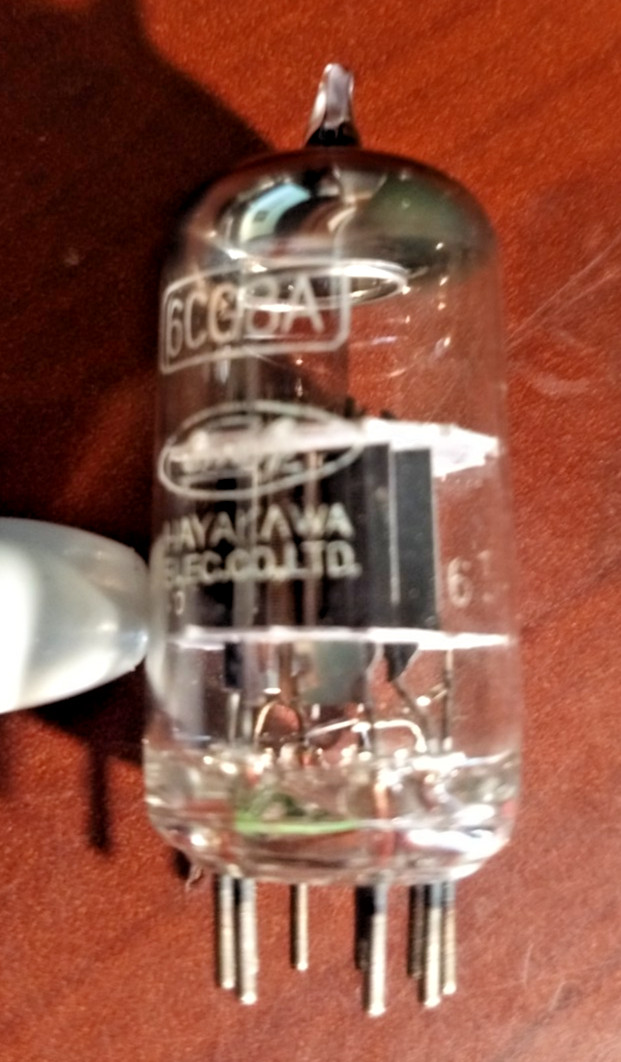 ONE 6CG8A SHARP / HAYAKAWA HiFi Ham Radio Amp Vacuum Tube MADE IN JAPAN