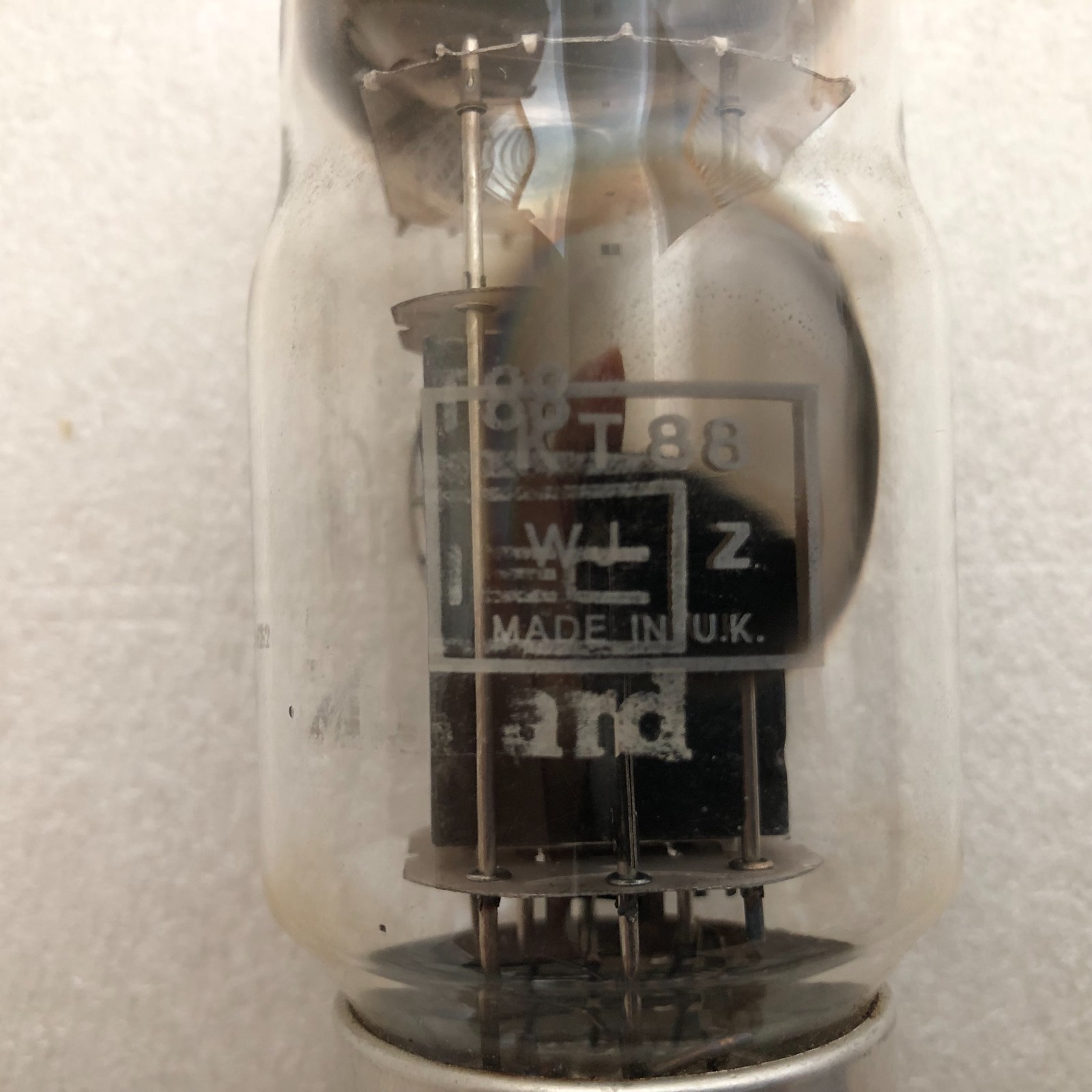 2 X Mullard Genalex KT 88 Vacuum Tube ( TEST )