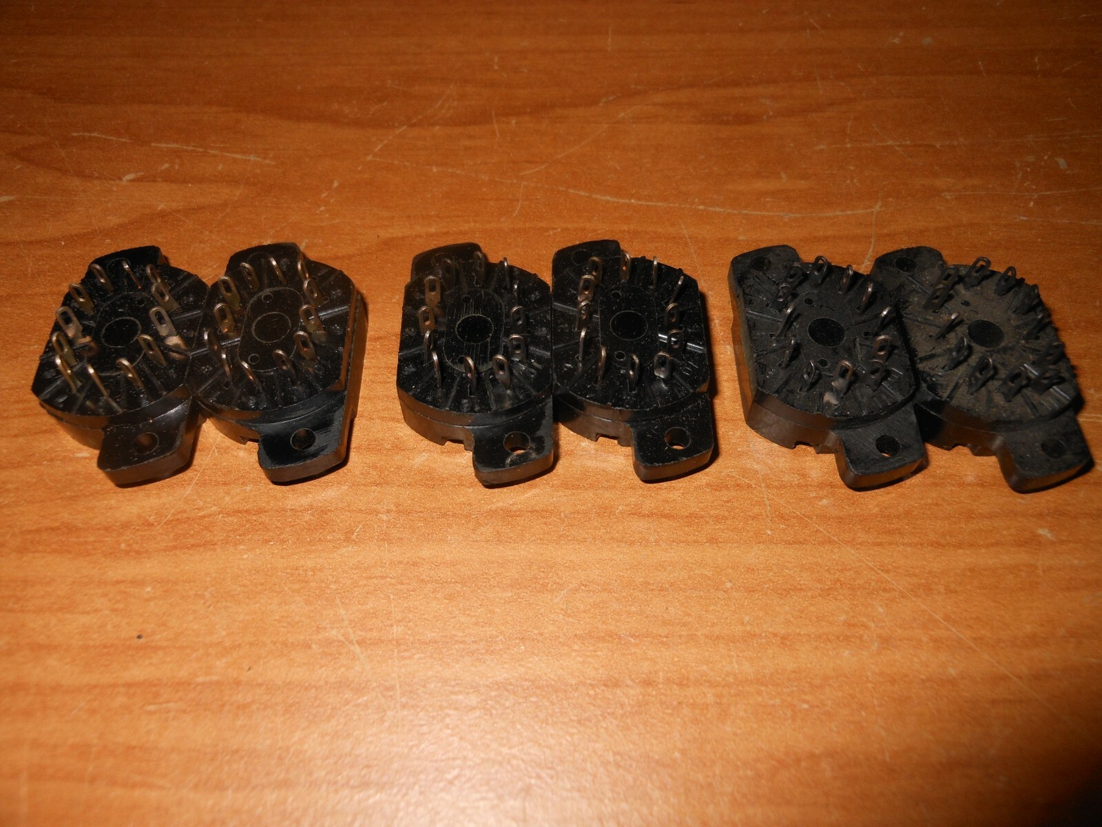 6 NEW Sockets for nixie tube IN-12A IN-12B IN-12 IN-15 IN-15A IV-22. Never used!