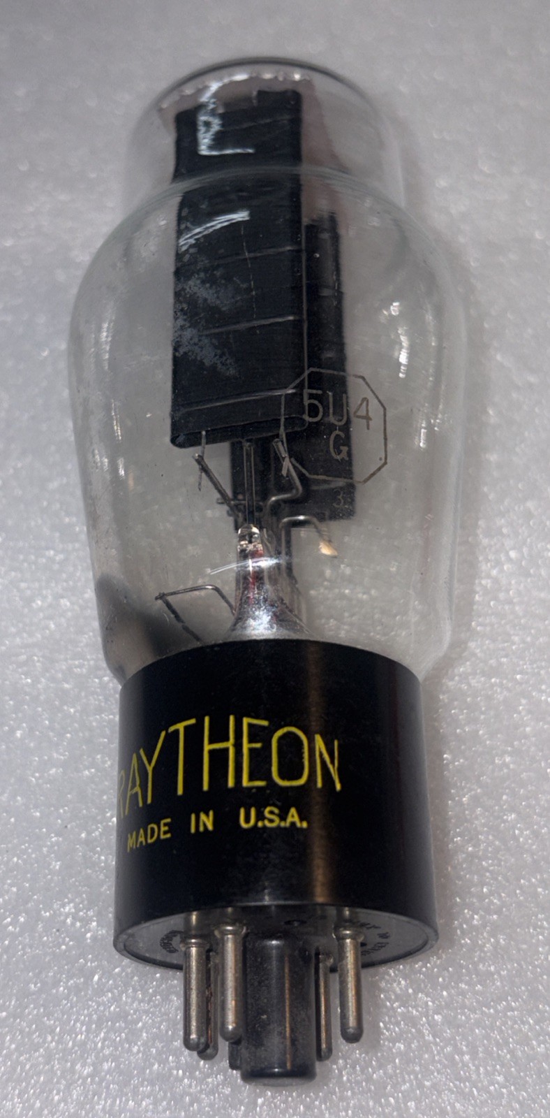 Raytheon 5U4G Full Wave Rectifier Tube Tested Strong