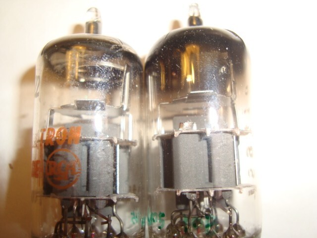 One Pair 6922 / E88CC Tubes, Siemens Made For RCA, Holy Grille of Tubes