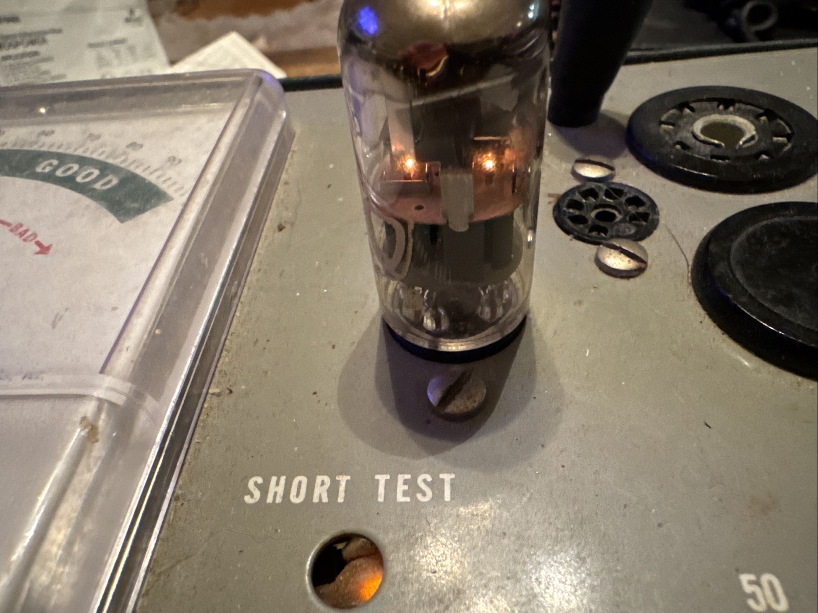 PQ Amperex 6922 Gold Pin Vacuum Tube-Tested Strong POS