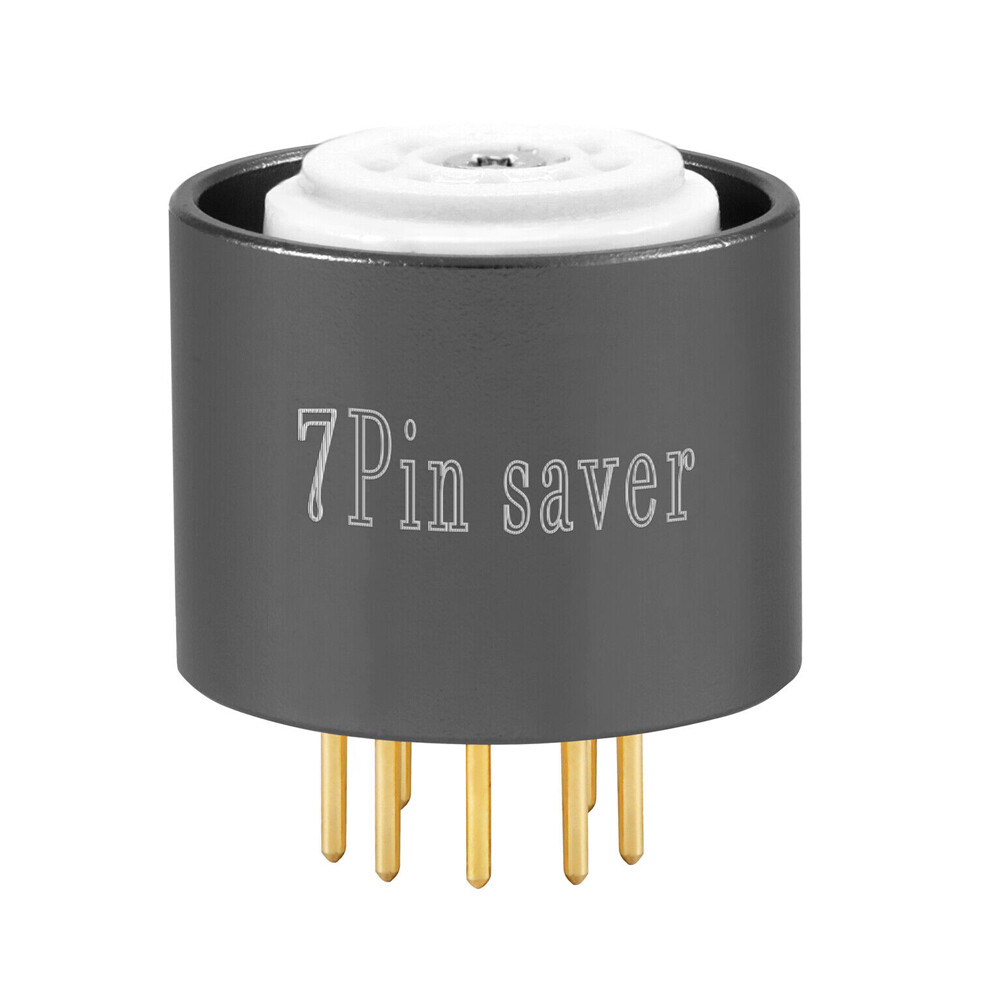 7Pin Socket Saver 5654W 6AQ5 6X4 6Z4 6AU6 6J1 6J2 6J3 6J4 6J5 ECC91 Tube 1PC
