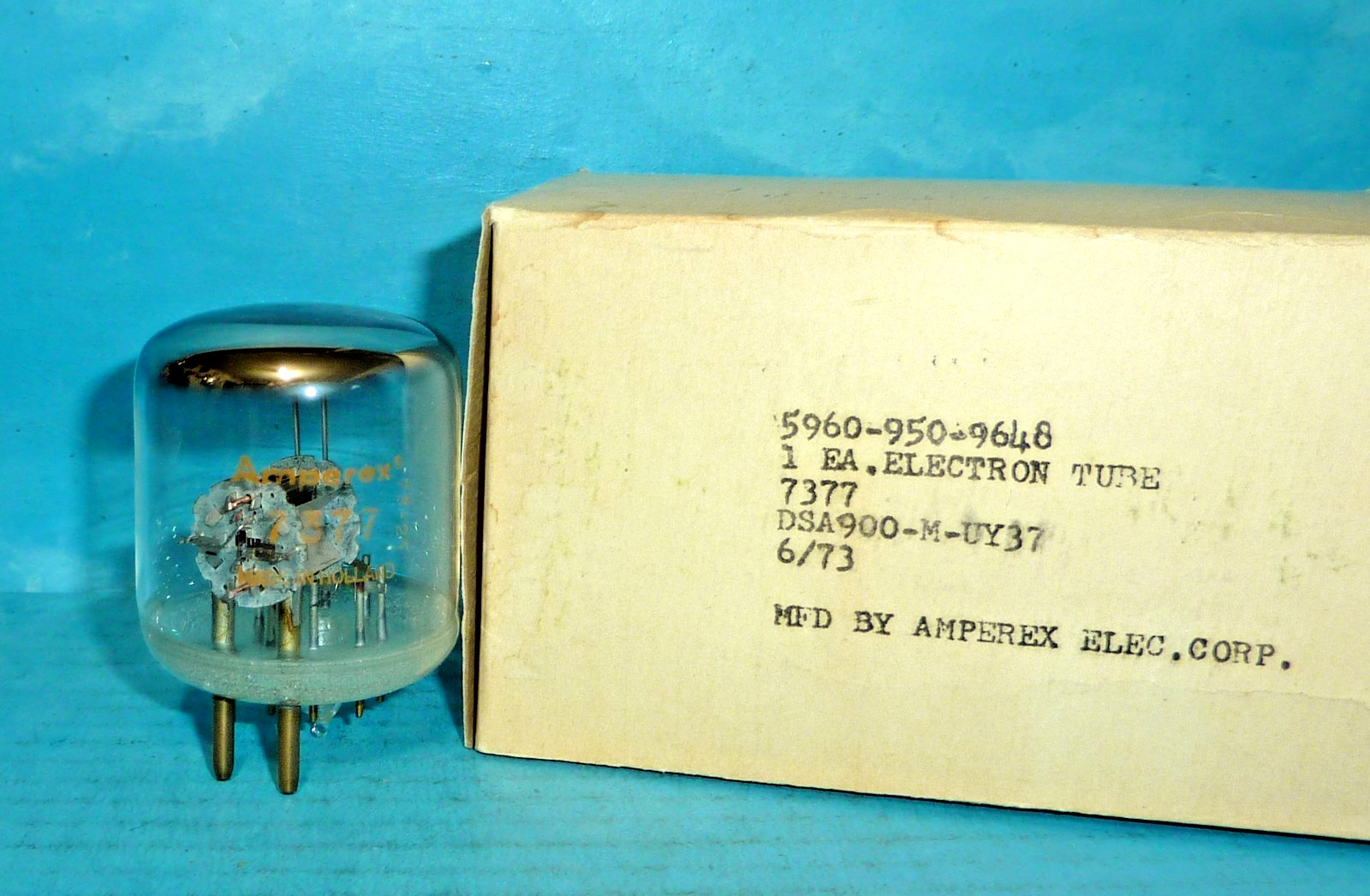 Amperex 7377 UHF Transmitter Tube NOS/NIB